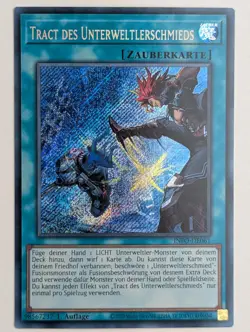 Tract des Unterweltschmieds INFO-DE061 Secret Rare Deutsch NM YUGIOH - Image 1