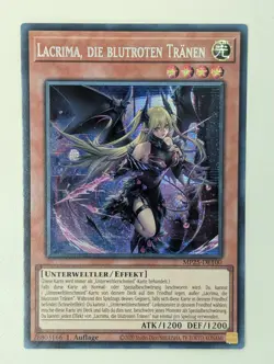 Lacrima, die blutroten Tranen MP25-DE100 Secret Rare Deutsch NM YUGIOH - Image 1