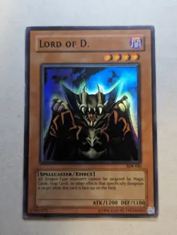 Yugioh Lord of D. Starter Deck Kaiba SDK-041 Unlimited Super Rare - MP - Image 1