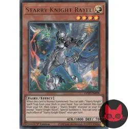 Yugioh Starry Knight Rayel GFTP-EN028 Ultra Rare 1st Edition NM - Image 1