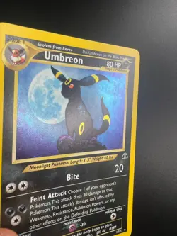 Umbreon - 13/75 - Pokemon Neo Discovery Unlimited Holo Rare Card WOTC NM - Image 2