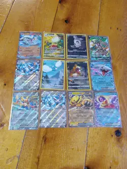 Pokemon Card Lot 16 Binder VMAX Lot Full Art Lot Swabla Crown Zenith EX - Image 1