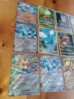 Pokemon Card Lot 16 Binder VMAX Lot Full Art Lot Swabla Crown Zenith EX - Image 2