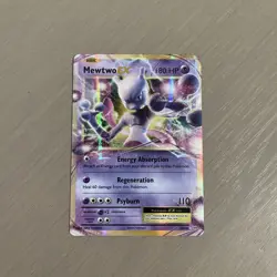 Mewtwo EX 52/108 Evolutions Ultra Rare Holo Pokemon Card Pack Fresh - Image 1