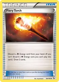 Fiery Torch - 89/106 - Pokemon Flashfire XY Holo Promo Card LP - Image 1