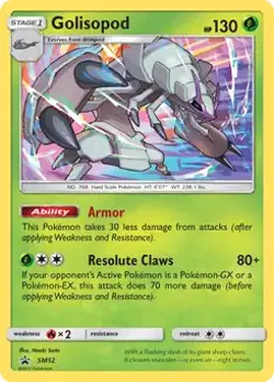 Golisopod - SM52 - Pokemon Sun & Moon Promo Holo Rare Card NM - Image 1