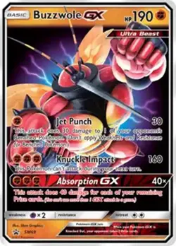 Buzzwole GX - SM69 - Pokemon Sun & Moon Promo Ultra Rare Card NM - Image 1