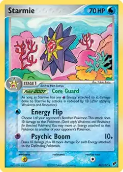 Starmie - 48/107 - Pokemon Ex Deoxys Non-Holo Card MP - Image 1