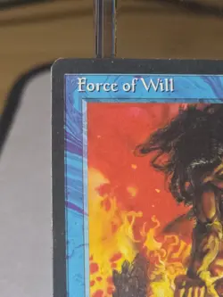 1X MTG Signed Force Of Will MP Free Ship - Image 2