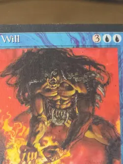 1X MTG Signed Force Of Will MP Free Ship - Image 3