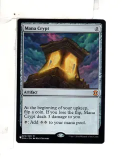 MTG SkeenAB Mana Crypt from Eternal Masters (MB ver). NM. - Image 1