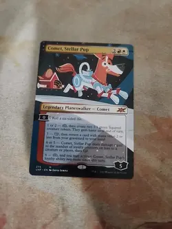 Comet, Stellar Pup Borderless Unfinity MTG NM - Image 1