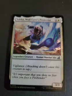 ~ Sokka, Wolf Cove's Protector ~ NM Foil ~ MTG: Avatar ~ TLA - Image 1