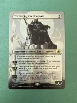Tezzeret, Cruel Captain (Borderless) Edge of Eternities Foil - Image 1