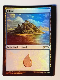 Island FOIL PROMO Standard Showdown 2018 - 002/005 Mtg Magic English - Image 1