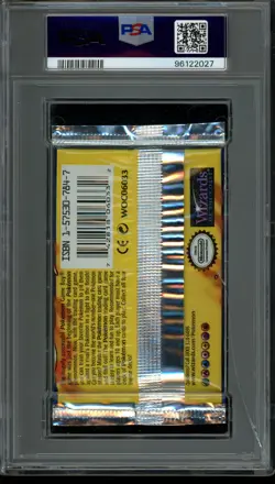 PSA 10 GEM MINT Pokemon Shadowless Base Set Pack Short Crimp Charizard 1999 - Image 2
