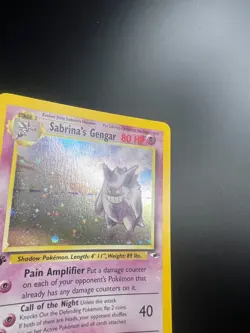 Sabrina's Gengar - 14/132 - Pokemon Gym Heroes 1st Edition Holo Rare WOTC NM - Image 3