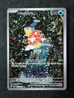 2023 Pokemon MAGIKARP 203/193 Paldea Evolved PAL EN Illustration Rare Holo ENG - Image 1