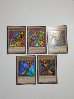 YuGiOh! Exodia the Forbidden Full 5 Card Set YGLD-ENA17-A21 Ultra Unlimited - Image 1