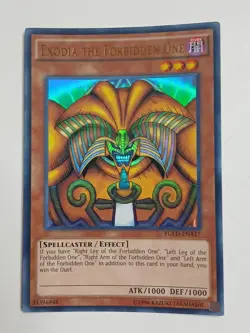 YuGiOh! Exodia the Forbidden Full 5 Card Set YGLD-ENA17-A21 Ultra Unlimited - Image 2