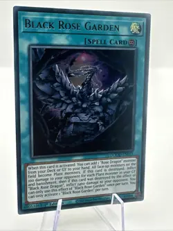 Yu Gi Oh Doom of Dimensions Black Rose Garden 1st ED NM Ultra Rare DOOD-EN055 - Image 3