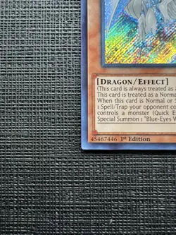 Yu-Gi-Oh! Dragon Spirit Of White LCKC-EN018 1st Edition Secret Rare NM - Image 5