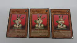 3x BLADE RABBIT MONSTER PLAYSET UNLIMITED EDITION FET-EN018 COMMON YUGIOH NM - Image 1