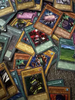 Lot Of Vintage 90s Yu-Gi-Oh Cards With Blue Eyes White Dragon - Image 5