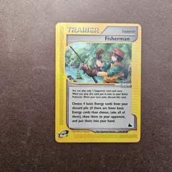 Fisherman 125/144 Pokemon Skyridge Regular Card - LP - Image 1