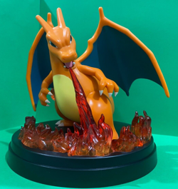 CHARIZARD EX Fire Breathing Card Display Figurine Statue from EX Super Premium - Image 1