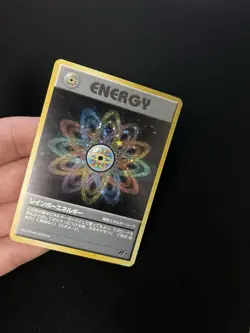 Rainbow Energy PL Japanese Pokemon Card Team Rocket Holo Rare Vintage WOTC - Image 3