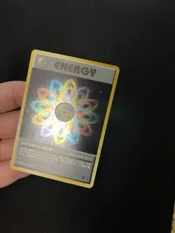 Rainbow Energy PL Japanese Pokemon Card Team Rocket Holo Rare Vintage WOTC - Image 5