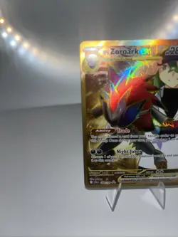 Pokemon TCG N's Zoroark EX Gold Holo Card 189/159 Sv09: Journey Together - Image 2