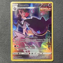 Banette TG07/TG30 Trainer Gallery Full Art Rare Holo Pokemon Card Lost Origin NM - Image 1