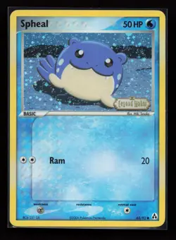Spheal 65/92 Common Legend Maker Reverse Holo Pokemon Card - Image 1