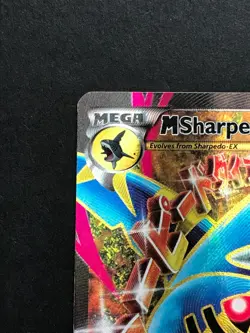 M Sharpedo EX XY200a Mega Pokemon Full Art Holo XY TCG Card - Image 2