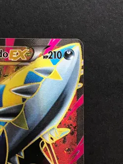 M Sharpedo EX XY200a Mega Pokemon Full Art Holo XY TCG Card - Image 3