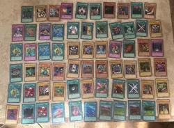 Yugioh 65 Unique Card Bundle Including 4 Rare 1 Super Rare Holograms - MP - Image 1