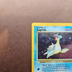 Lapras 10/62 Pokemon Fossil Holo Rare Card - HP - Image 2