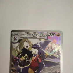 Pokemon TCG Cynthia's Garchomp EX Holo Card 232/182 Sv10: Destined Rivals NM - Image 2