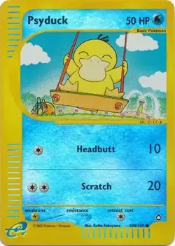 Psyduck - 104/147 - Pokemon Aquapolis Reverse Holo Rare Card LP - Image 1