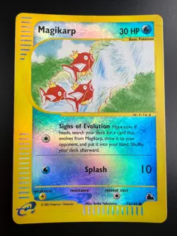 Magikarp - 75/144 - Pokemon Skyridge Reverse Holo Rare Card MP - Image 1
