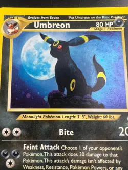 Umbreon - 13/75 - Pokemon Neo Discovery Unlimited Holo Rare Card WOTC LP - Image 2