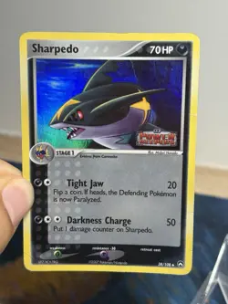 Sharpedo 38/108 EX Power Keepers Stamped Reverse Holo Pokemon Card HP - Image 3
