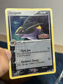 Sharpedo 38/108 EX Power Keepers Stamped Reverse Holo Pokemon Card HP - Image 4