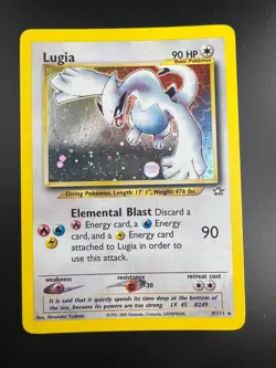 Lugia - 9/111 - Pokemon Neo Genesis Unlimited Holo Rare Card WOTC LP - Image 1