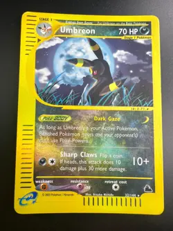 Umbreon - 32/144 - Pokemon Skyridge Reverse Holo Rare Card MP - Image 1