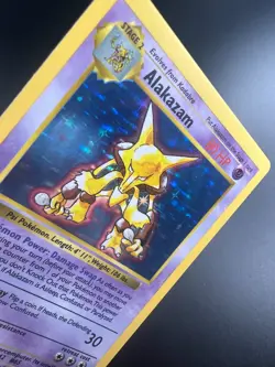 Alakazam - 1/102 - Pokemon Base Set Shadowless Holo Rare Card WOTC NM - Image 2