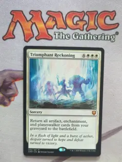 Triumphant Reckoning ~ Commander Legends NearMint Magic MTG - Image 1