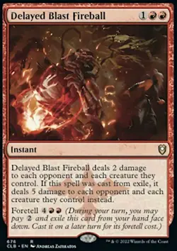 Delayed Blast Fireball (676/1023) Commander Legends Battle for Baldur's Gate NM - Image 1